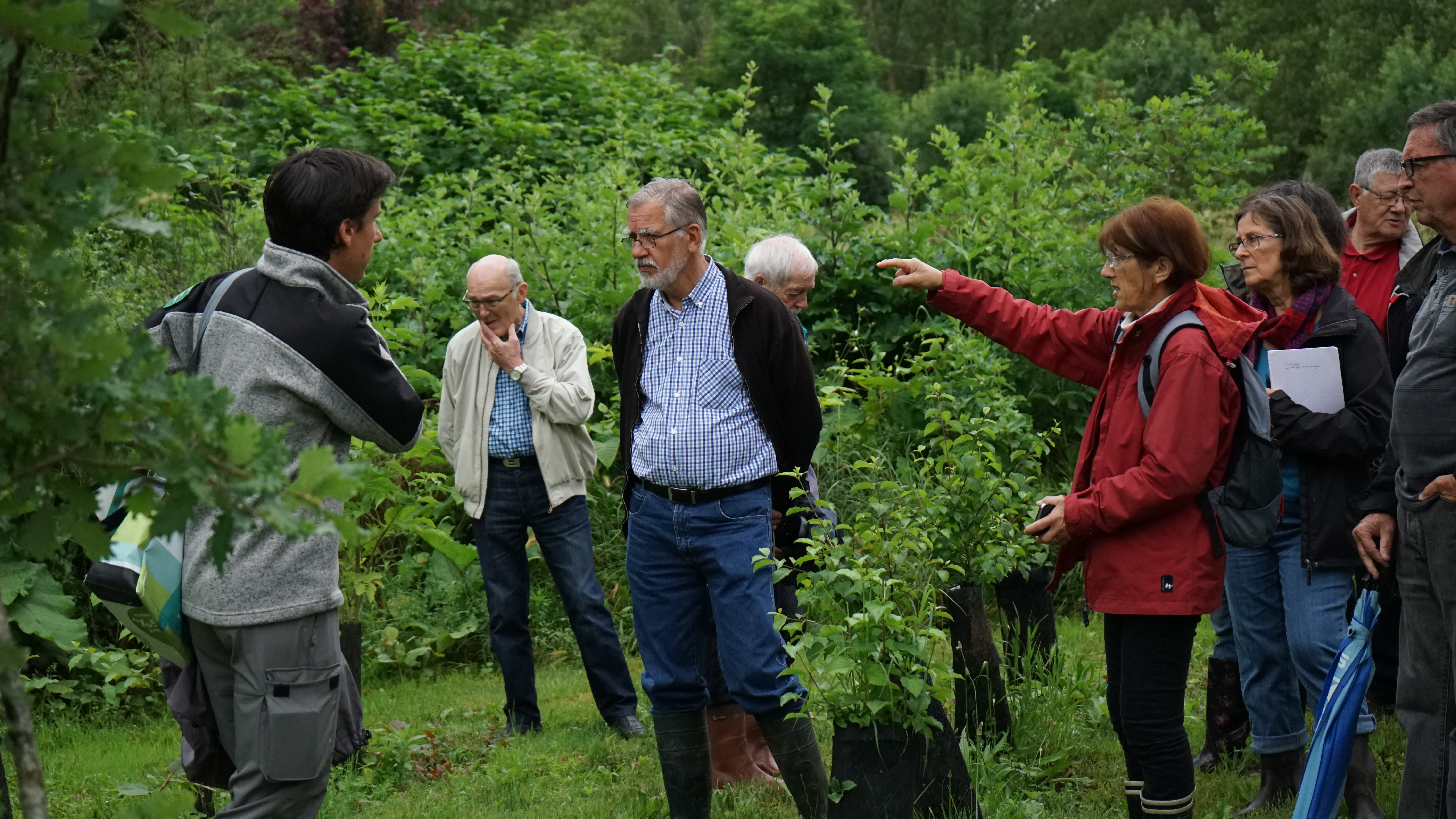 Visite de la RNR entre Nature Midi-Pyrénées et le syndicat Haute-Garonne Environnement