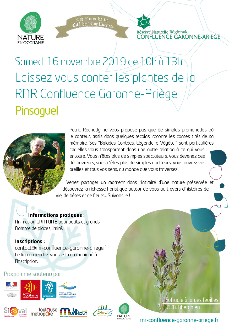 Laissez vous conter les plantes de la RNR Confluence Garonne-Ariège