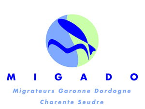 Logo Association MIGADO Migrateurs Garonne Dordogne Charente Seudre