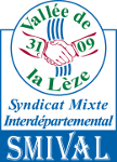 Logo Smival Syndicat Mixte Interdépartemental de la Vallée de la Lèze
