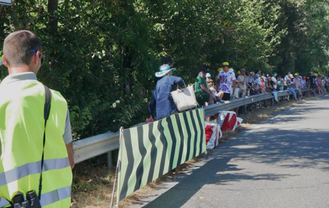 Le Tour de France aux abords de la Réserve naturelle